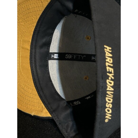 Harley Davidson New Era 59FIFTY Fitted Hat/Cap Size 7 3/8 - Picture 4 of 11